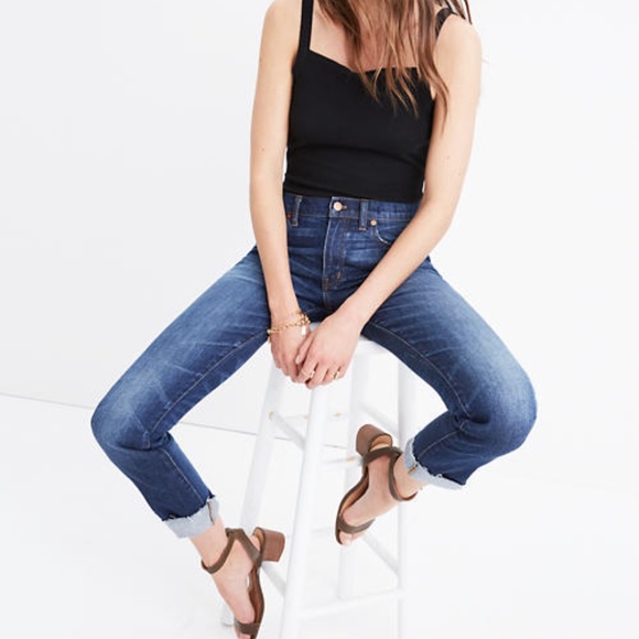 Madewell Denim - MADEWELL Slim Boyfriend Raw Hem Edition Jeans